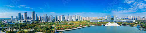 Urban scenery of Wuxi City  Jiangsu Province