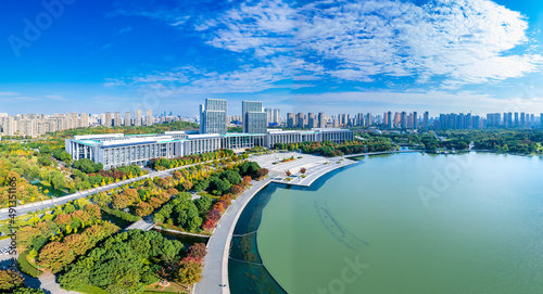 Urban scenery of Wuxi City  Jiangsu Province