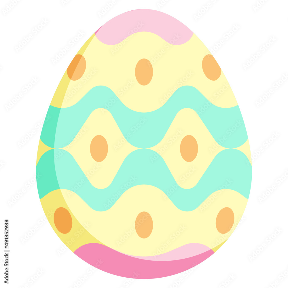 DECORATE EGG flat icon DECORATE EGG flat icon