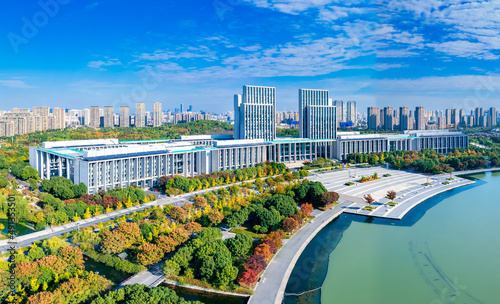 Urban scenery of Wuxi City, Jiangsu Province photo