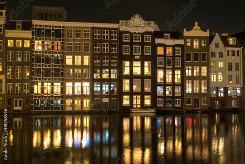 Canvas-taulu The Canals of Amsterdam