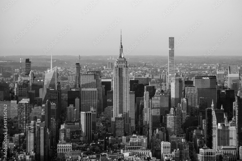 The Big Apple in Black and White