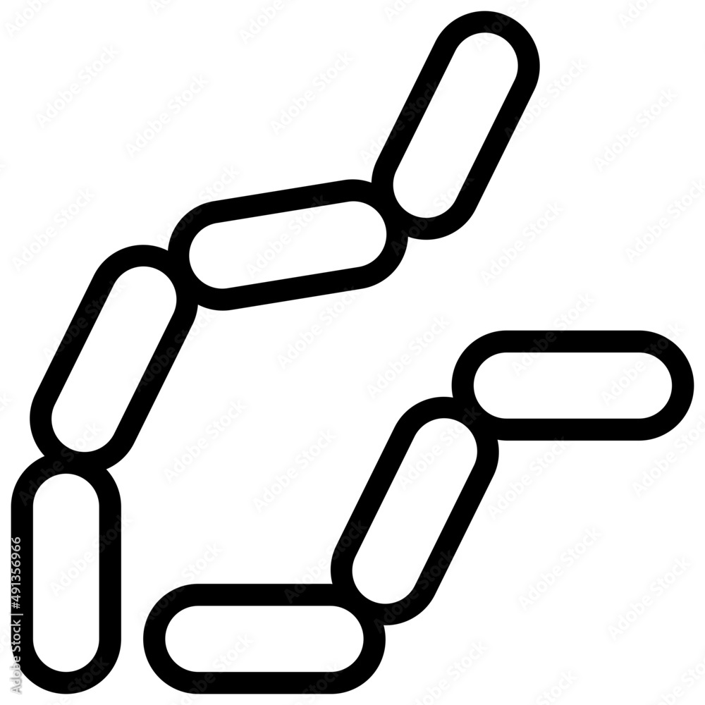 BACILLUS ANTHRACIS line icon BACILLUS ANTHRACIS line icon