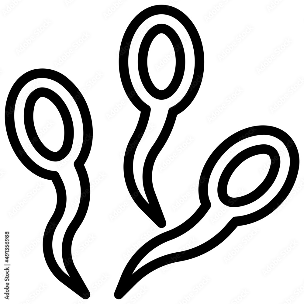clostridium tetani outline icon Stock Vector | Adobe Stock