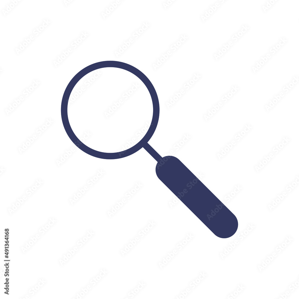 simple magnifying glass icon vector. isolated eps10 simple magnifying glass icon vector. isolated eps10