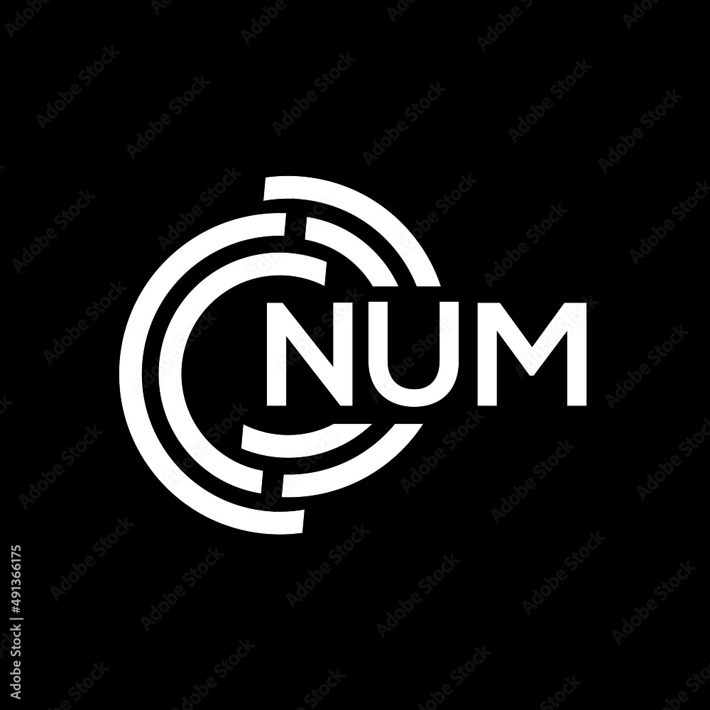 NUM letter logo design on black background. NUM creative initials letter logo concept. NUM letter design.
NUM letter logo design on black background. NUM creative initials letter logo concept. NUM letter design.