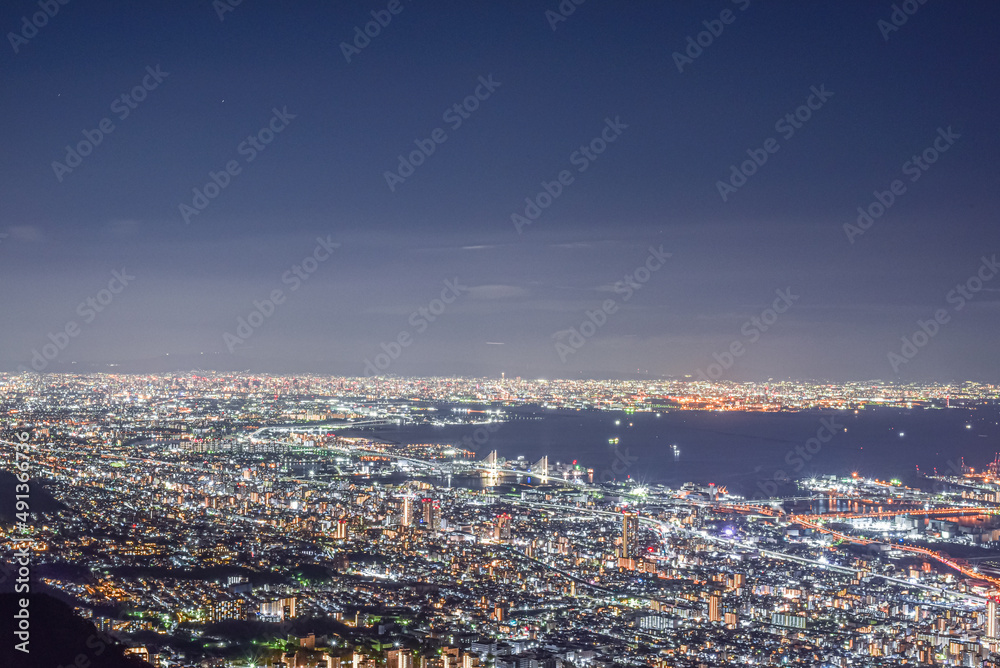 Fototapeta premium 神戸夜景 【兵庫県 景色】