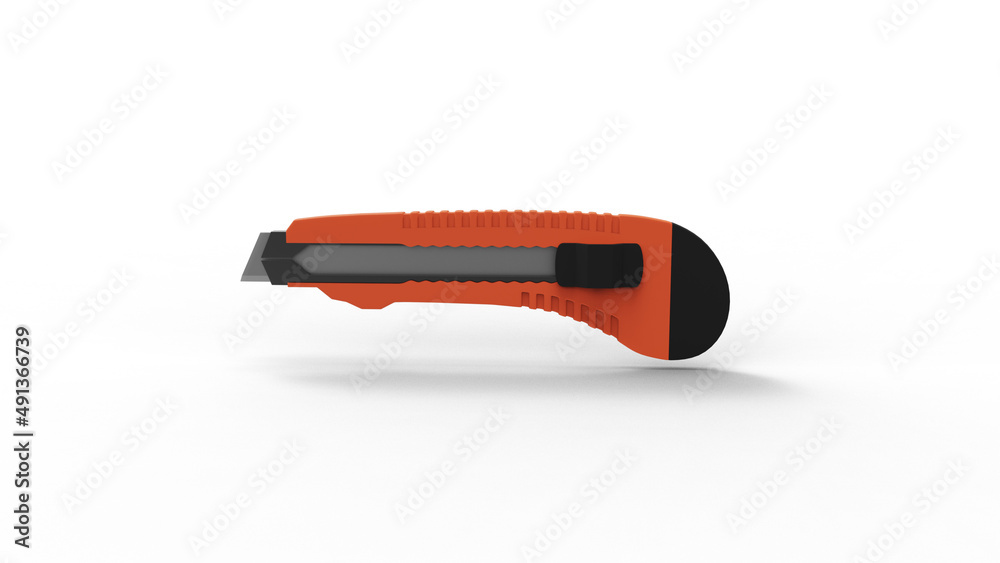 anti cutter side view with shadow 3d render anti cutter side view with shadow 3d render