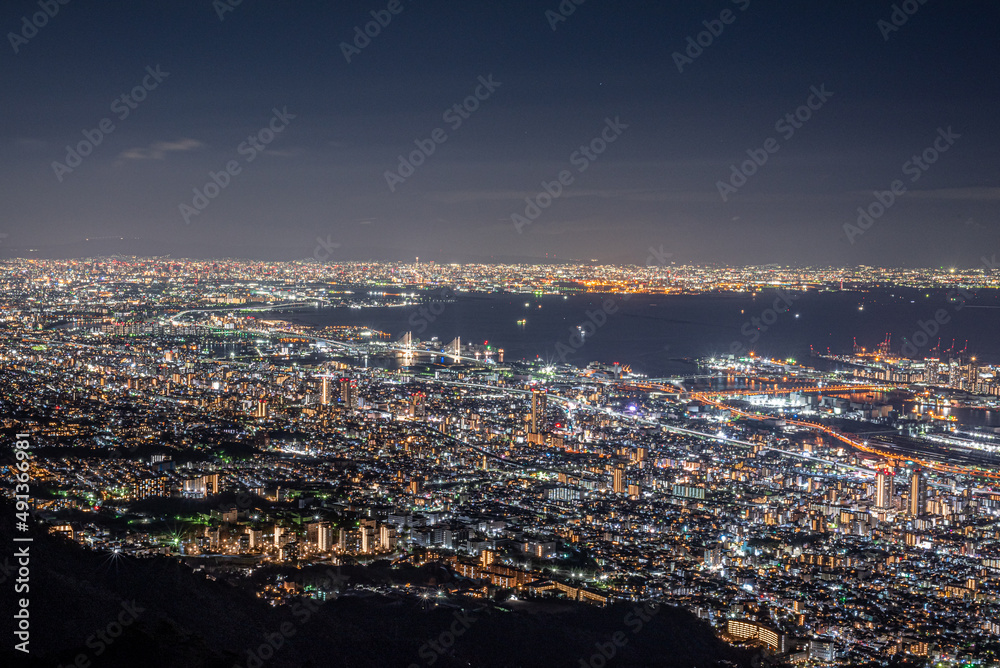 Obraz premium 神戸夜景 【兵庫県 景色】