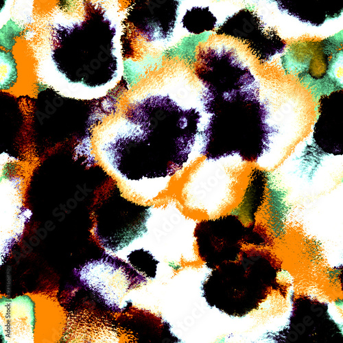 Tie Dye Print. Decorative Watercolor Texture.