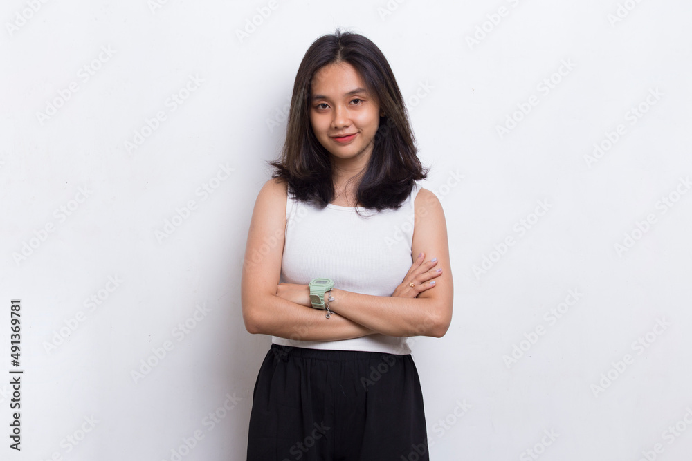 portrait of beautiful young asian woman with clean and fresh skin isolated on white background
portrait of beautiful young asian woman with clean and fresh skin isolated on white background
