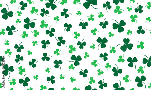 Happy Saint Patrick s day green background