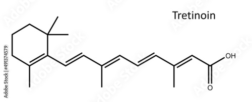 Tretinoin, also known as all-trans retinoic acid, is a medication used for the treatment of acne and acute promyelocytic leukemia.