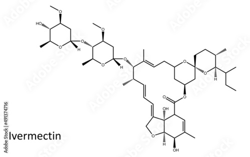 Ivermectin is an antiparasitic drug photo