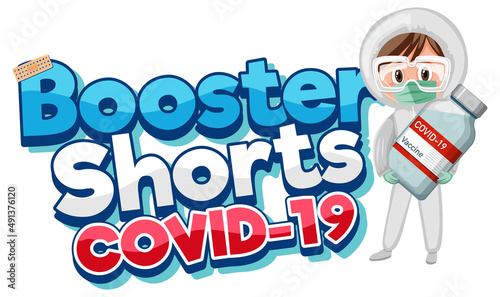 Booster shorts covid 19 vaccine logo
