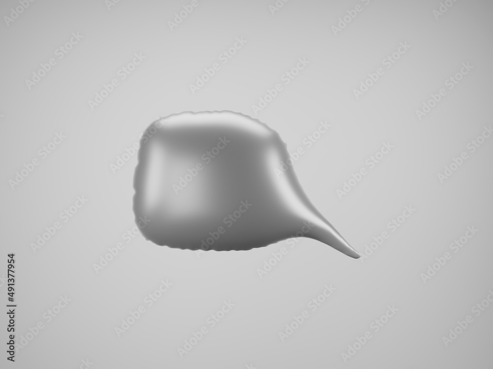 Gray Speech Balloon