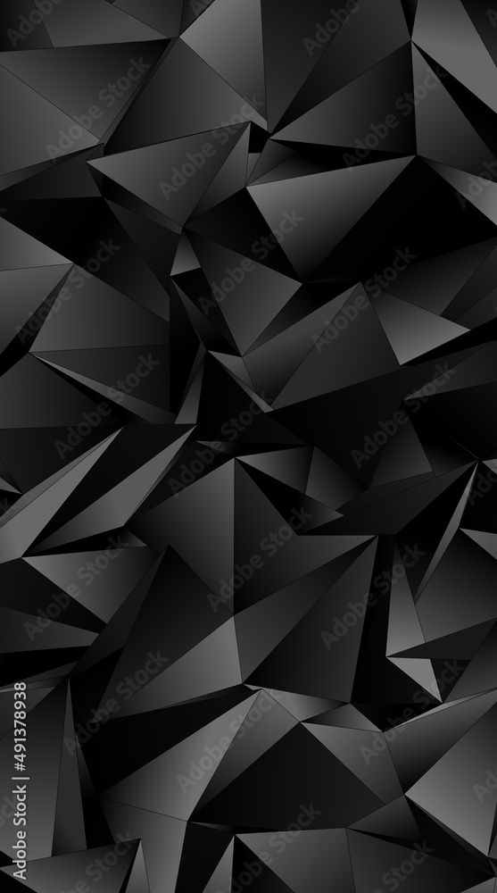Fototapeta premium Abstract Low-Poly background. triangulated texture. Design 3d. Polygonal geometrical pattern. Triangular modern style