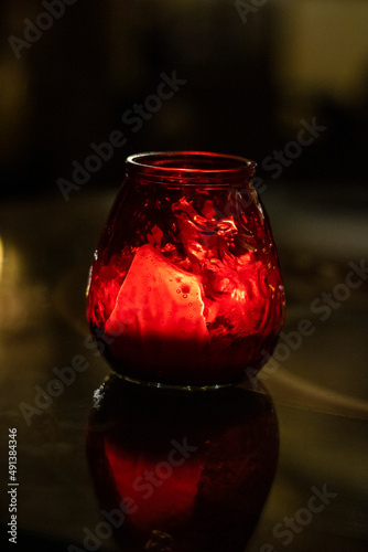 Red candle 
