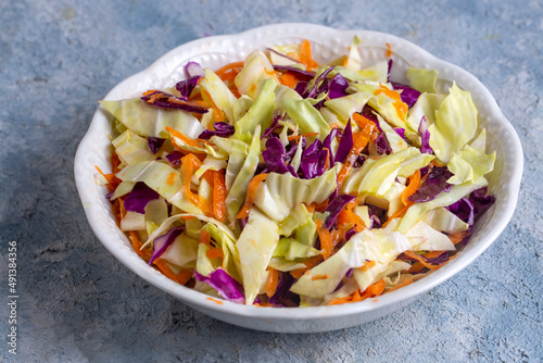Fresh vegetables salad with...