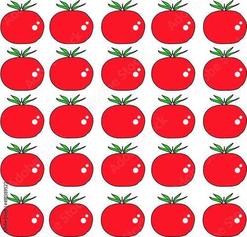 seamless background with cherries pattern