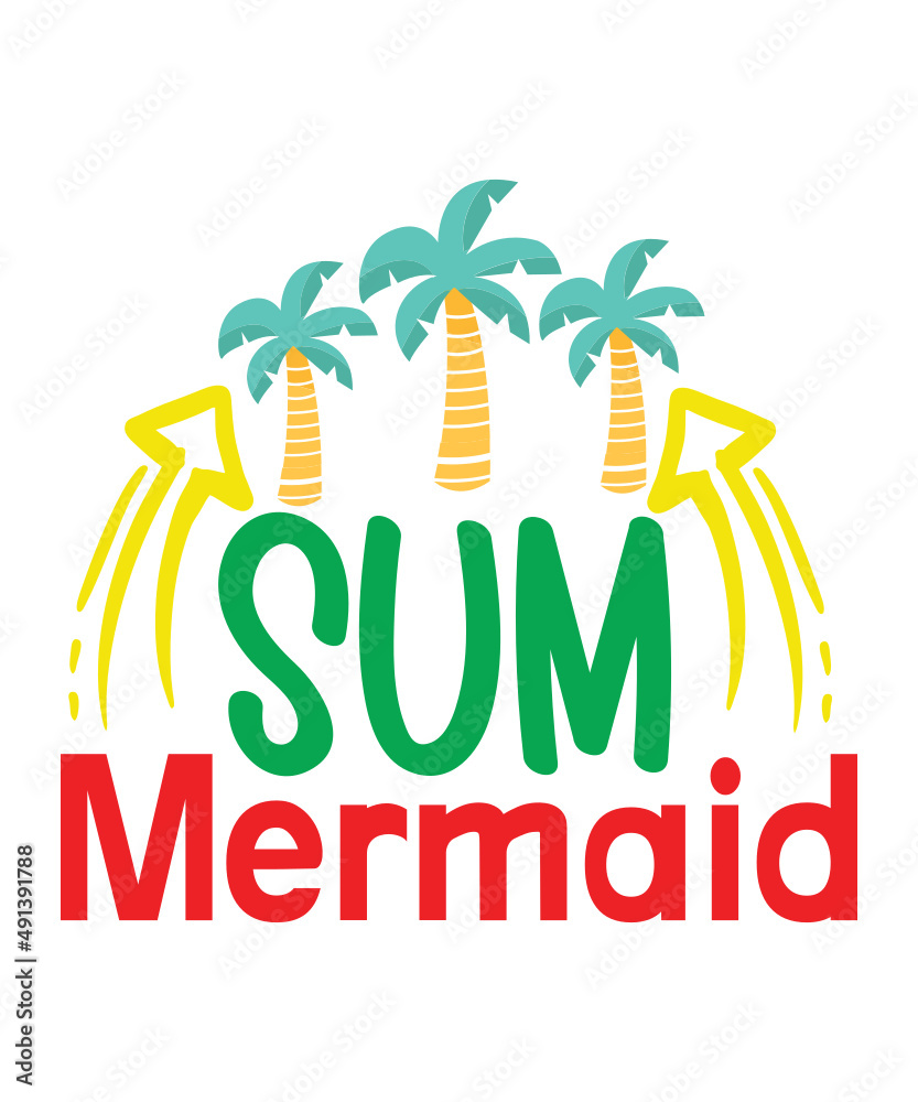 Vetor de Summer Beach Bundle SVG, Beach Svg Bundle, Summertime, Funny ...