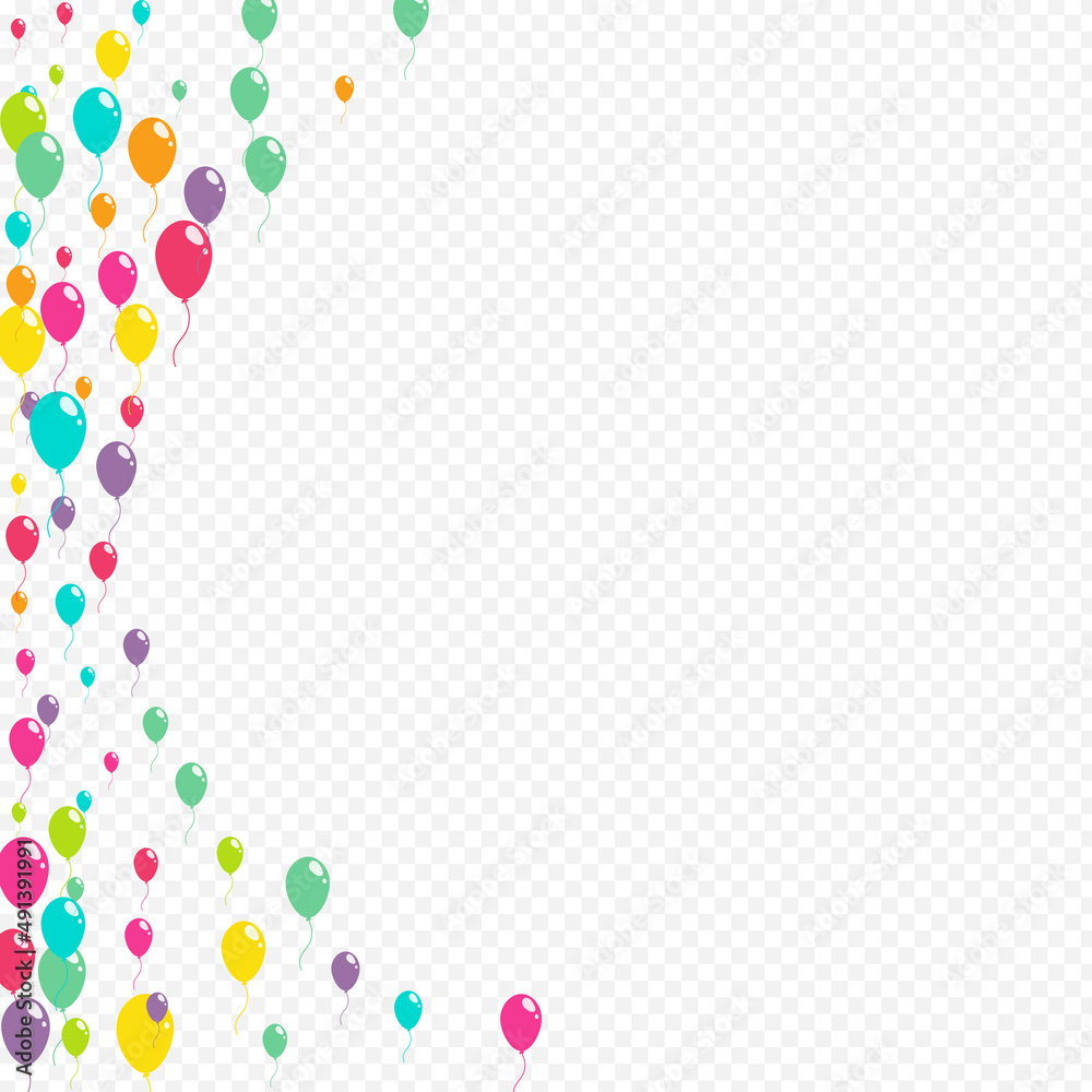 Red and Green and Yellow Helium Balloon Vector Red and Green and Yellow Helium Balloon Vector