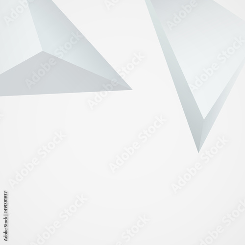 Light Shapes Abstract Vector  Gray Background.