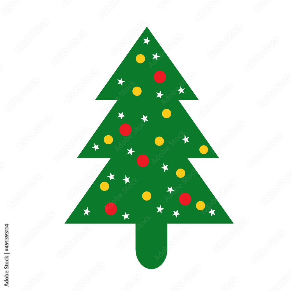 Christmas tree illustration Christmas tree illustration