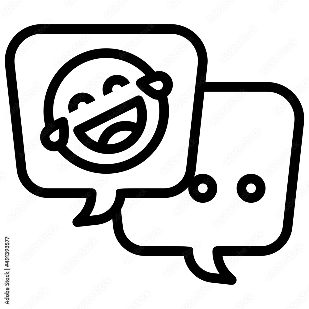 CHAT line icon CHAT line icon