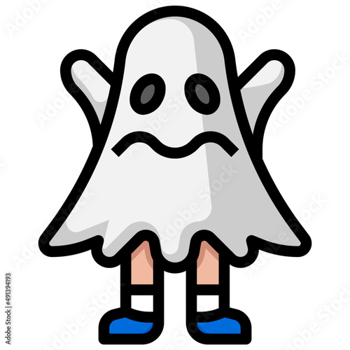 GHOST Filled Outline