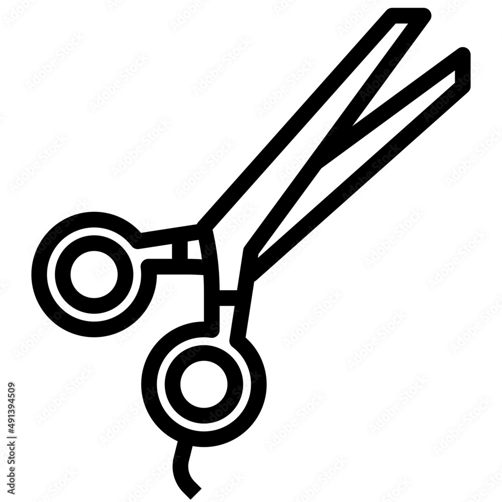 SCISSORS line icon SCISSORS line icon