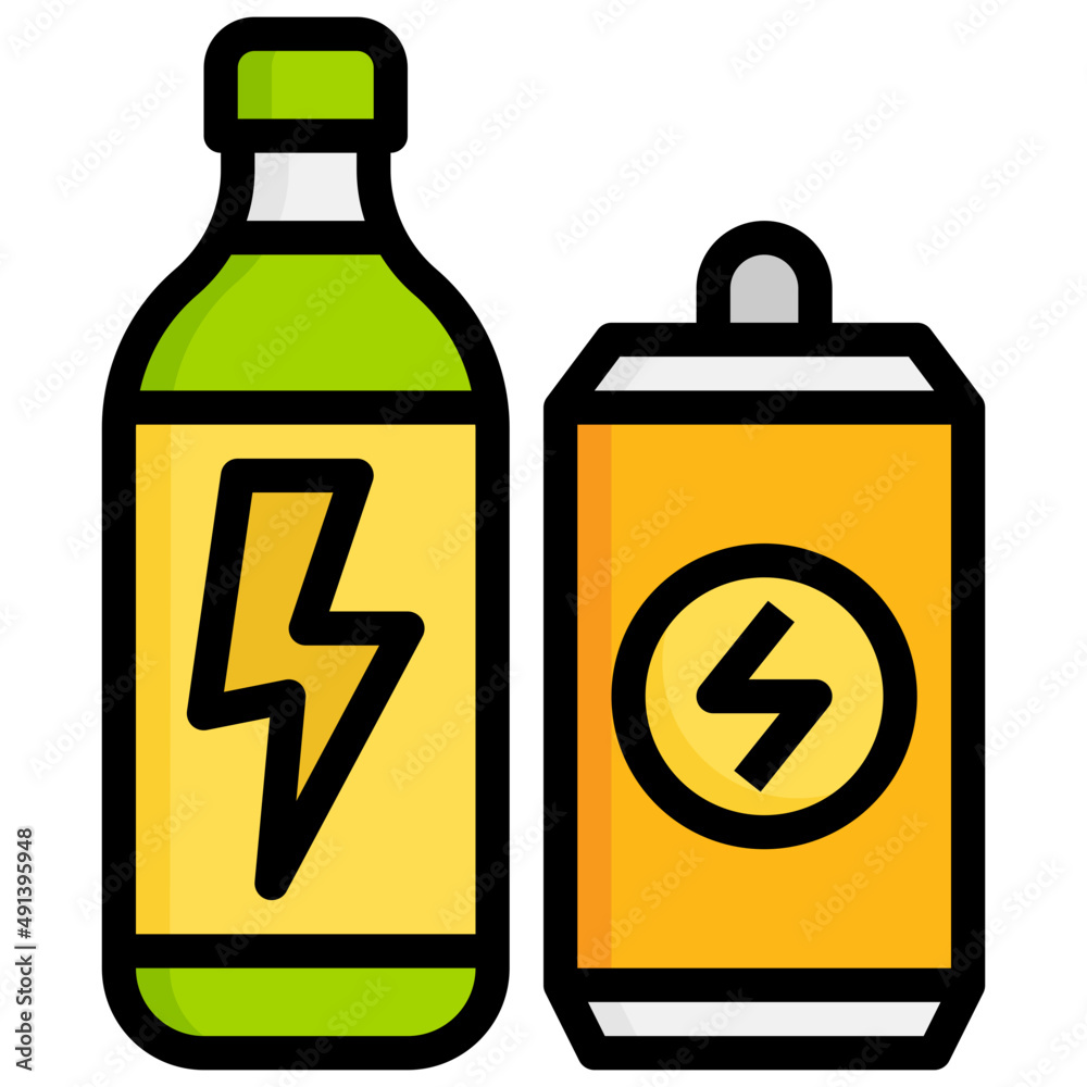 ENERGY DRINK Filled Outline ENERGY DRINK Filled Outline