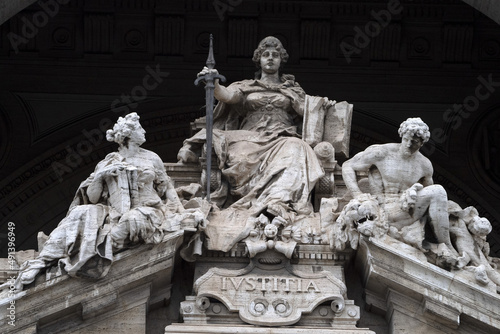 Canvas Print Rome Corte di Cassazione building palace of supreme justice