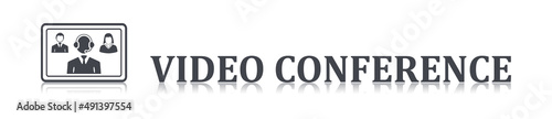 Fotografia Concept of video conference