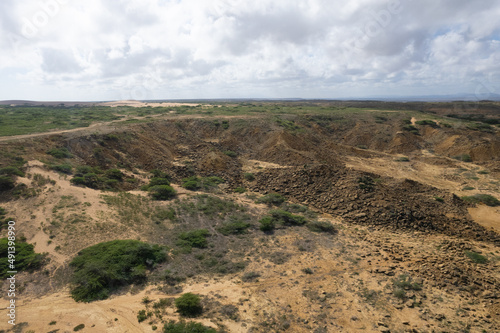 Desert landscapes of the Colombian Guajira.