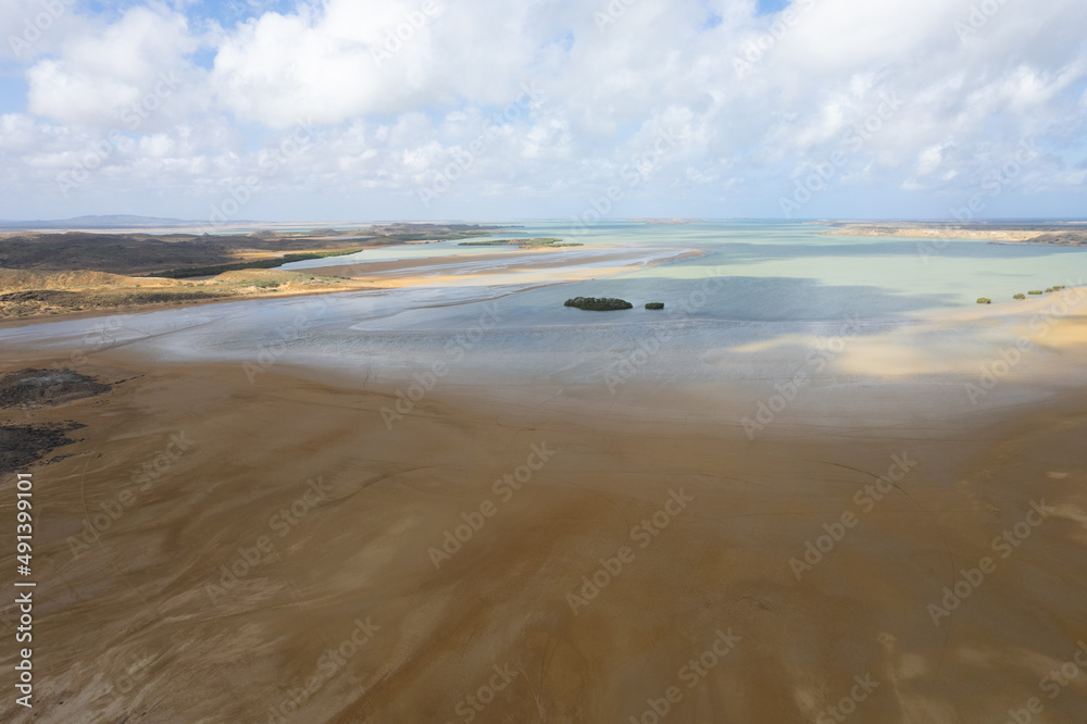 Desert landscapes of the Colombian Guajira. Desert landscapes of the Colombian Guajira.