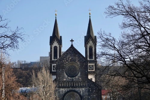 Canvas Print Church of Saints Cyril and Methodius in Karlin, Prague, Czech Republic