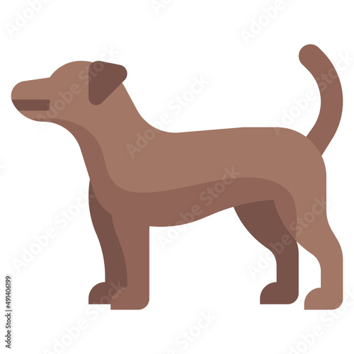 DOG flat icon