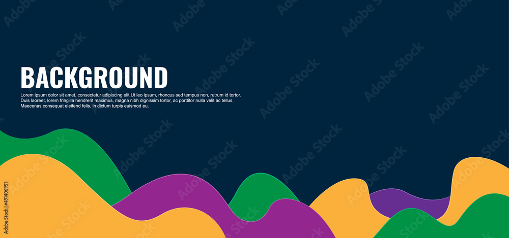 Abstract background with abstract colorful shape