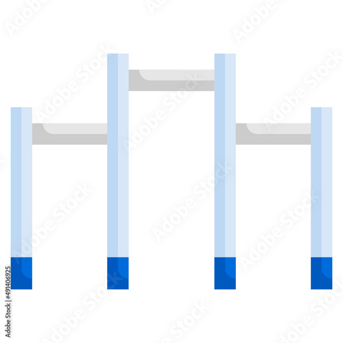CHIN UP BAR flat icon