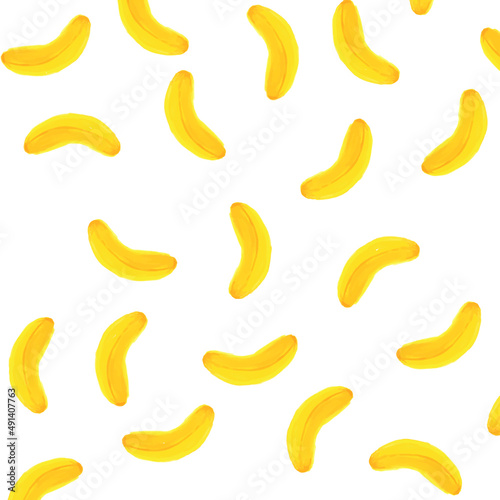 seamless pattern with bananas © Rontao