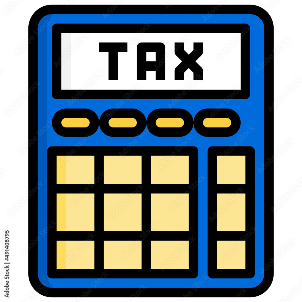CALCULATOR Filled Outline CALCULATOR Filled Outline
