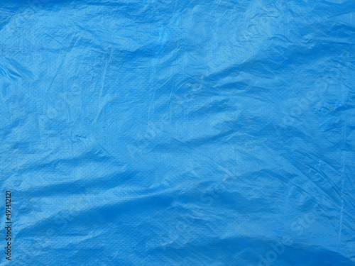 Wallpaper Mural crumpled blue plastic bag texture Torontodigital.ca