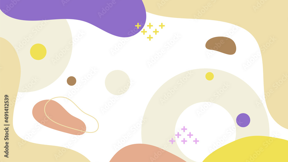 Abstract colorful Memphis flat geometric shapes background. Abstract composition with lines square dot triangle circle and wavy flat style. Design for poster, presentation, card, cover, banner. Abstract colorful Memphis flat geometric shapes background. Abstract composition with lines square dot triangle circle and wavy flat style. Design for poster, presentation, card, cover, banner.