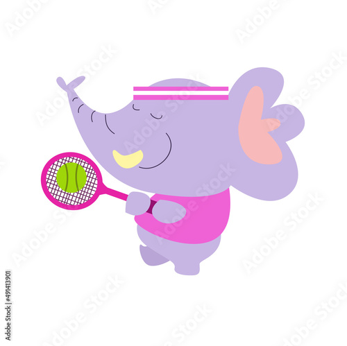 A variety of cute animals doing activities vector illustration