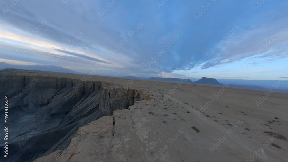 Factory Butte FPV Drone flyby in the hills and canyons. Factory Butte FPV Drone flyby in the hills and canyons.