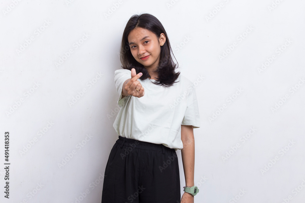 asian beautiful young woman showing heart sign love isolated on white background
asian beautiful young woman showing heart sign love isolated on white background