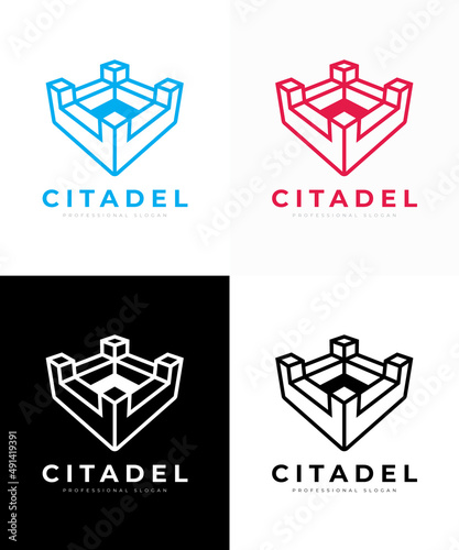 Citadel Building Logo Template