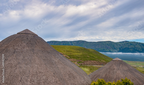 huts over the valler photo