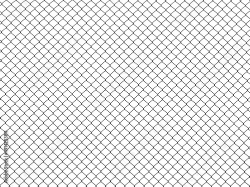 wire mesh of fence isolated on white background